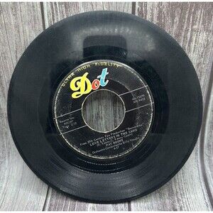 Pat Boone Love Letters In The Sand Bernadine Dot Records 45 RPM Single Jukebox
